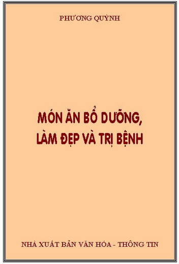 Món ăn bổ dưỡng, làm đẹp và trị bệnh