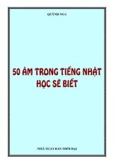 50 âm trong tiếng Nhật học sẽ biết