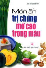 Món ăn trị bệnh mỡ cao trong máu