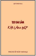 120 sai lầm khi làm đẹp