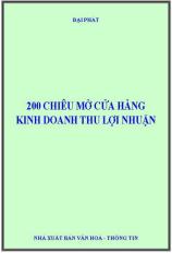 200 chiêu mở cửa hàng kinh doanh thu lợi nhuận