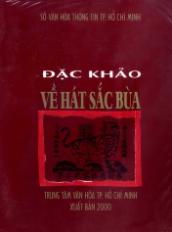 Đặc khảo về hát sắc bùa